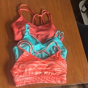 Set of 3 Old Navy Go Dry Sports Bras - Size M